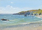Famous Point Paintings - Perran Point Cornwall